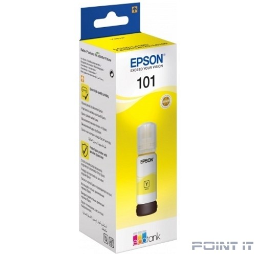 EPSON C13T03V44A Контейнер с желтыми чернилами для L4150/L4160/L6160/L6170/L6190, 70 мл. (cons ink)