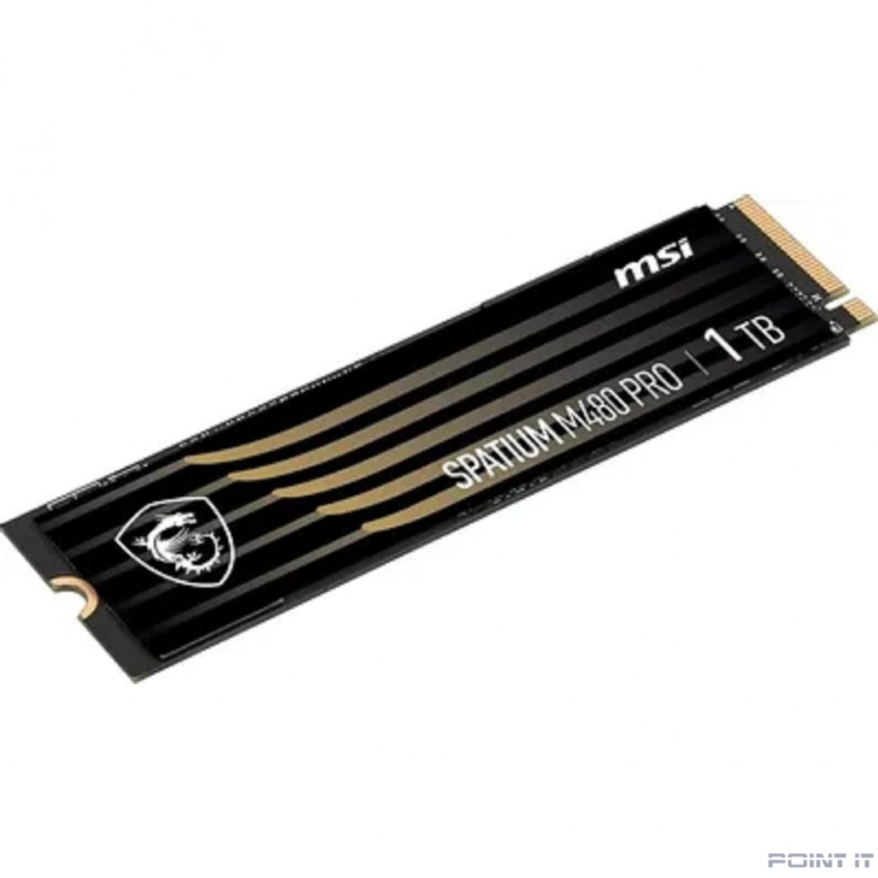 Твердотельный накопитель SSD MSI 1TB PCIe 4.0 NVMe M.2 SPATIUM M480 PRO