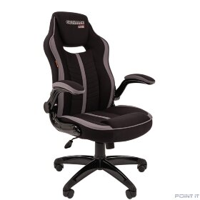 Кресло Chairman   game 19 Россия ткань черн./сер. (7069655 / 7060635)