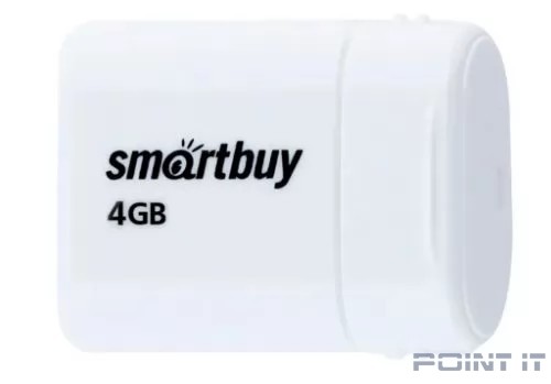 Smartbuy USB Drive 4GB LARA White (SB4GBLara-W)