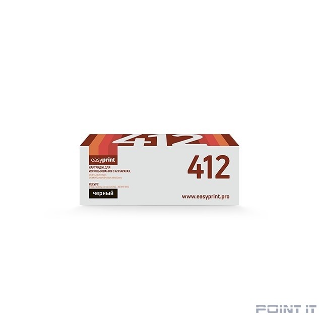 Easyprint 45807119/45807102 (LO-412) Картридж для Oki B412/B432/B512/MB472/MB492/MB562 (3000 стр.)