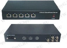 UTP105PV-SV24 Пассивный видео приемник и  узловой сервер 24В 48Вт, 4 - канальный, 100-240 АС РАСПРОДАЖА
