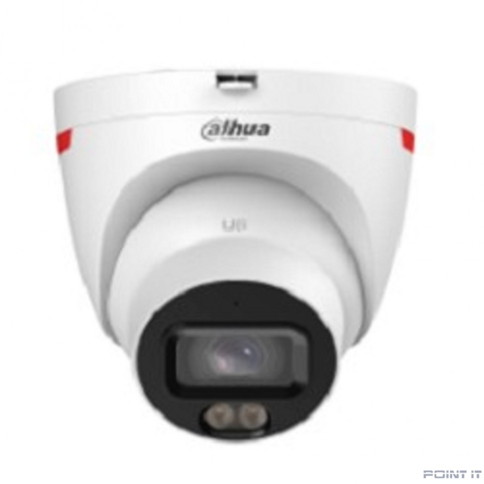 DAHUA DH-IPC-HDW2249TP-S-LED-0280B-PRO Уличная турельная IP-видеокамера WizColor 2Мп, 1/2.9” CMOS, объектив 2.8мм, видеоаналитика, микрофон, LED 50м, IP67, металл/пластик