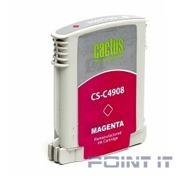 Cactus C4908A Картридж струйный CS-C4908 №940 пурпурный для HP DJ Pro 8000/8500 (30мл)