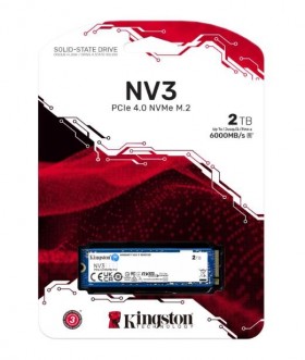 SSD жесткий диск M.2 2280 2TB SNV3S/2000G KINGSTON