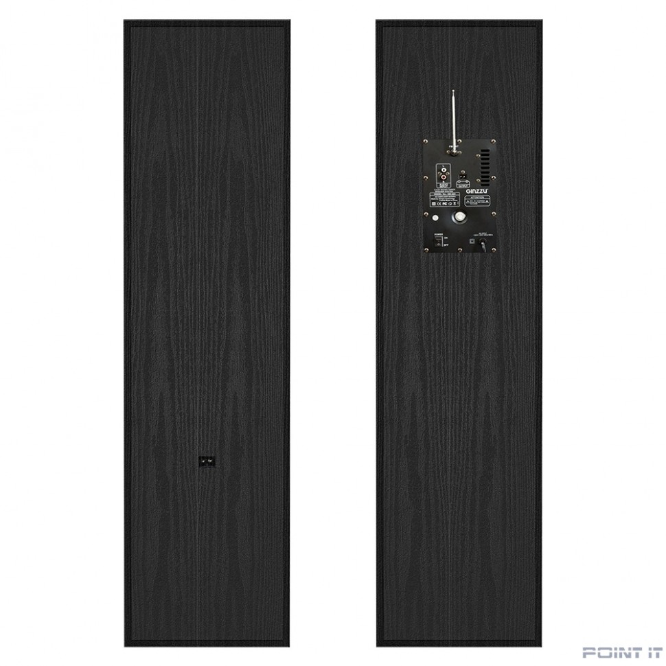Ginzzu GM-329, Акустическая система 2.0, 2x120W/BT/USB/SD/FM/AUX/ДУ