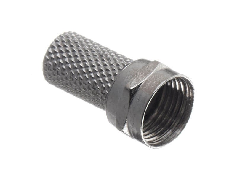 Штекер F (гайка) на RG-6/SAT-703 (цинк) (F113-55), NETKO Optima