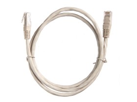 Патч-корд Technolink UTP4 rj45-rj45, cat.6, 1.0м, BC, серый, литой коннектор РАСПРОДАЖА