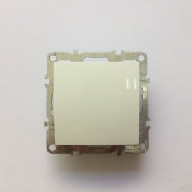 Выключатель Technolink Electric одноклавишный, встраиваемый в рамку, 10A, пластик, IP20, цвет белый РАСПРОДАЖА