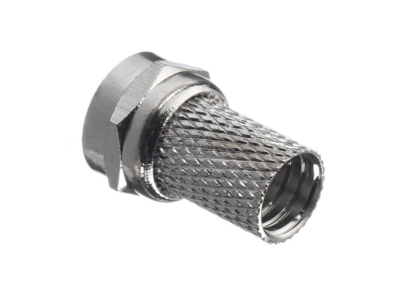 Штекер F (гайка) на RG-6/SAT-703 (медь) (F113-55), NETKO Optima