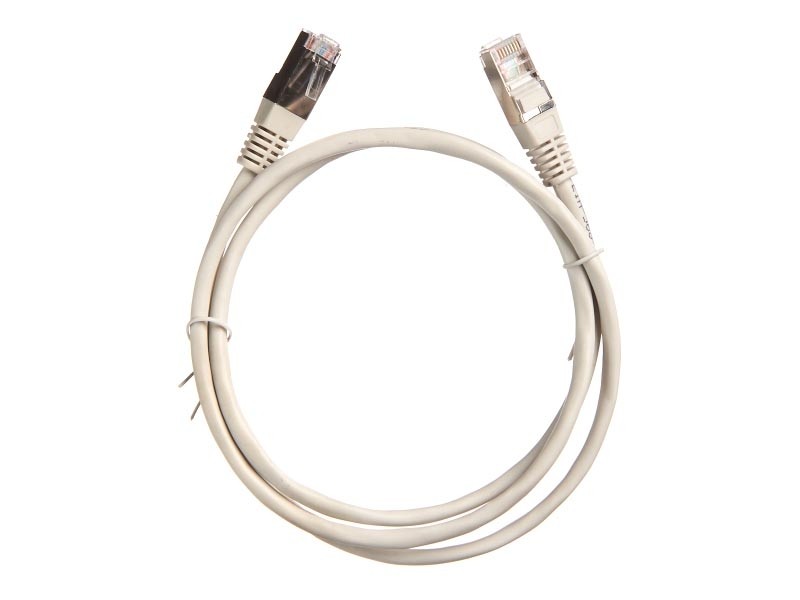 Патч-корд Technolink FTP4 cat.5е, 1.0м, BC, серый, литой коннектор