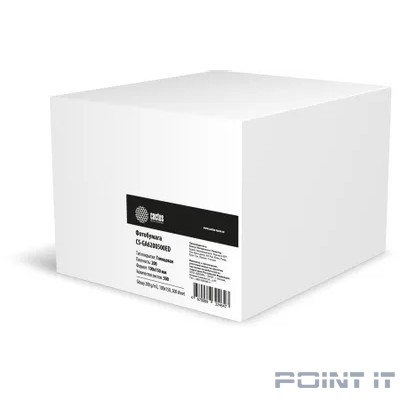 Фотобумага Cactus CS-GA6200500ED, A6, для струйной печати, 500л, 200г/м2, белый, покрытие глянцевое