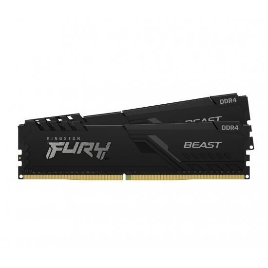 Модуль памяти FURY 32GB DDR4-3200 KF432C16BB1K2/32,CL16, 1.35V K2*32GB XMP BLACK KINGSTON