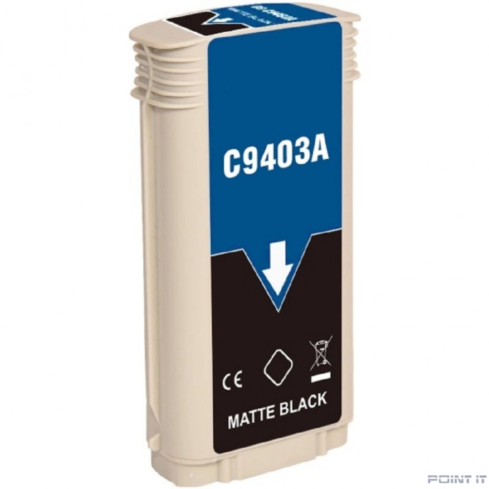 Струйный картридж NV Print 72 (NV-C9403A) Matte Black для HP DesignJet T1100, T1120, T1200, T1300, T610, T620, T770, T790, T2300, T795 (130 мл)