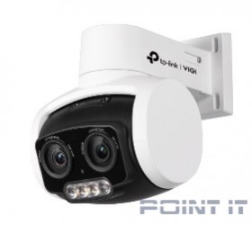 TP-Link VIGI C540V Уличная PTZ-камера 4 Мп с двумя объективами и цветным ночным видением PROJ