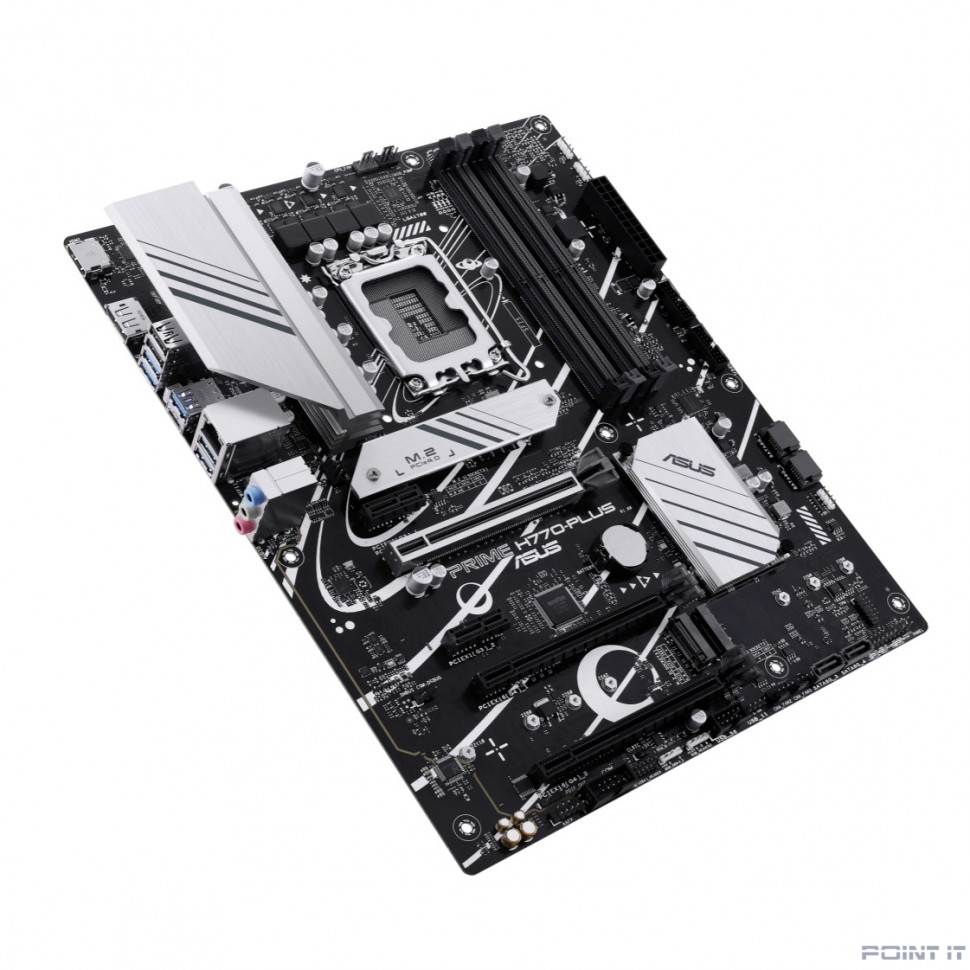 Материнская плата ASUS PRIME H770-PLUS, LGA1700 4xDDR5 4xSATA3 3xM.2 RAID HDMI DP ATX
