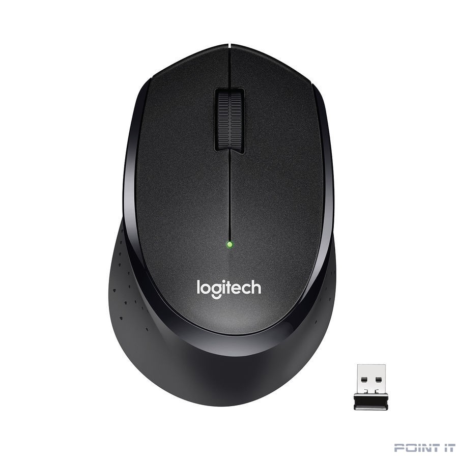 910-006513 Мышь Logitech беспроводная M330s SILENT PLUS - BLACK (GLOSSY)