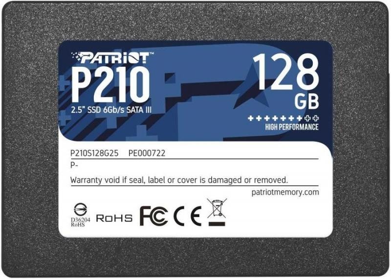 SSD жесткий диск SATA2.5" 128GB P210S128G25 PATRIOT