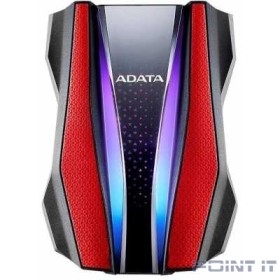 A-Data Portable HDD 1TB HD770G, 2,5&quot; , USB 3.2, противоударный, водонепроницаемый, красный