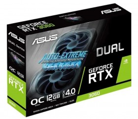 Видеокарта PCIE16 RTX3060 12GB DUAL-RTX3060-O12G-V2 ASUS