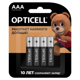 Элемент питания (батарейка) OPTICELL BASIC AAA 4 PCS