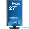 Монитор LCD IIYAMA 27" XUB2792QSU-B5 {IPS 2560x1440 75Hz 5ms 350cd 8bit DVI HDMI DisplayPort 2x2W Pivot 2xUSB3.0 VESA}