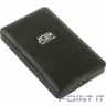 AgeStar 3UBCP3 (BLACK) USB 3.0 Внешний корпус 2.5" SATAIII HDD/SSD USB 3.0, пластик, черный, безвинтовая конструкция
