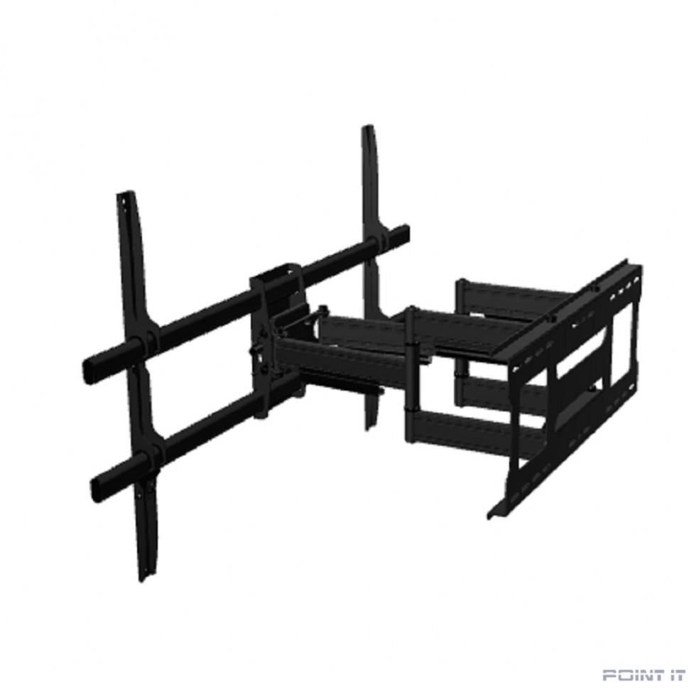 ONKRON M10 кронштейн для телевизора 42"-120" наклонно-поворотный, черный