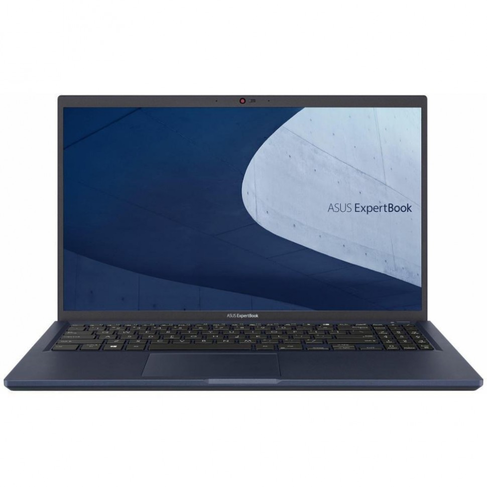 Ноутбук ASUS ExpertBook B1502CBA-BQ0328 15.6" 1920x1080/Intel Core i3-1215U/RAM 8Гб/SSD 512Гб/Intel Iris Xe Graphics/ENG|RUS/DOS темно-синий 1.73 кг 90NX05U1-M00BZ0