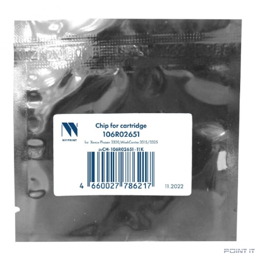 NV Print (NV-CH-106R02651) Чип для Xerox (106R02651) Phaser 3320,WorkCentre 3315/3325 (11K)