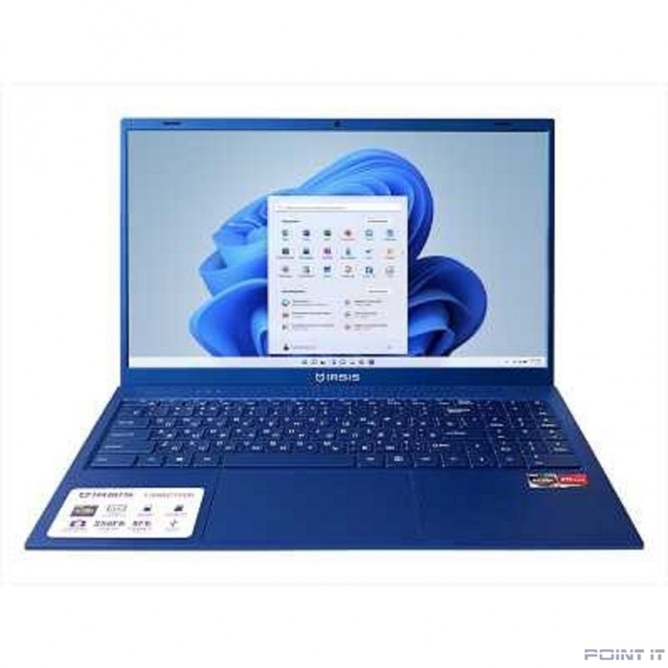 Ноутбук IRBIS [15NBC1002] Blue 15.6"{FHD i3-1115G4/16GB/256GB SSD/DOS} metal case