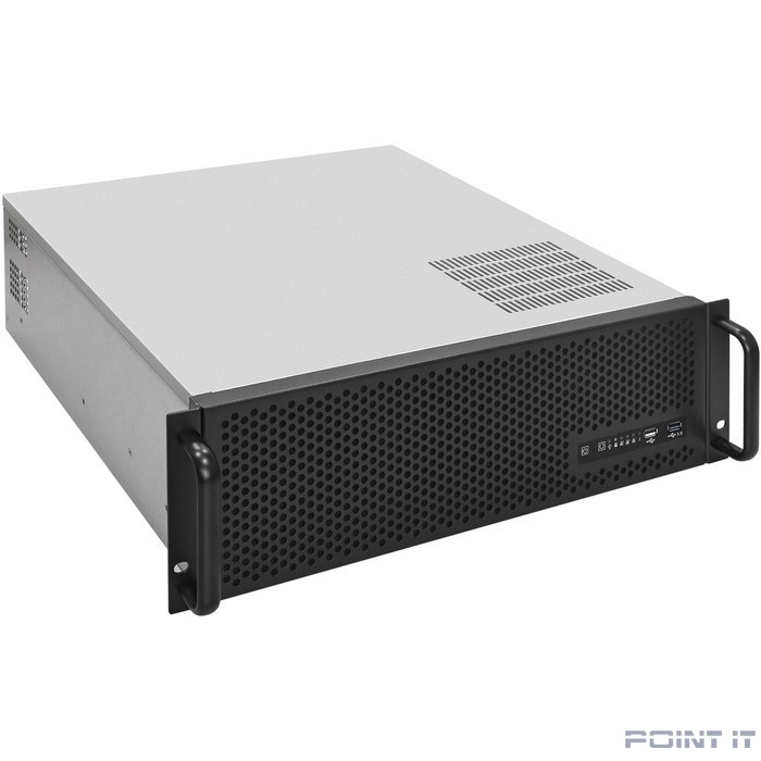 Exegate EX293902RUS Серверный корпус ExeGate Pro 3U450-09 <RM 19", высота 3U, глубина 450, БП 700RADS, USB>