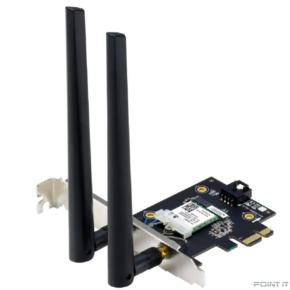 Сетевой адаптер Wi-Fi+ Bluetooth ASUS PCE-BE6500, Wi-Fi 7 BE6500, BT 5.4, PCI-Express x 1 (PCE-BE6500)