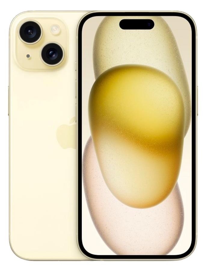 Мобильный телефон IPHONE 15 128GB YELLOW MTLF3CH/A APPLE