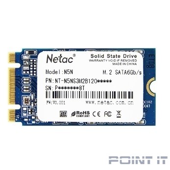 Накопитель SSD Netac mSata N5M 512GB NT01N5M-512G-M3X TLC