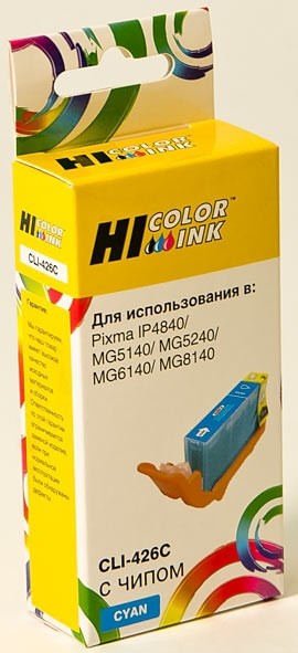 Картридж Hi-Black (HB-CLI-426C) для Canon PIXMA MG5140/5240/6140/8140, C
