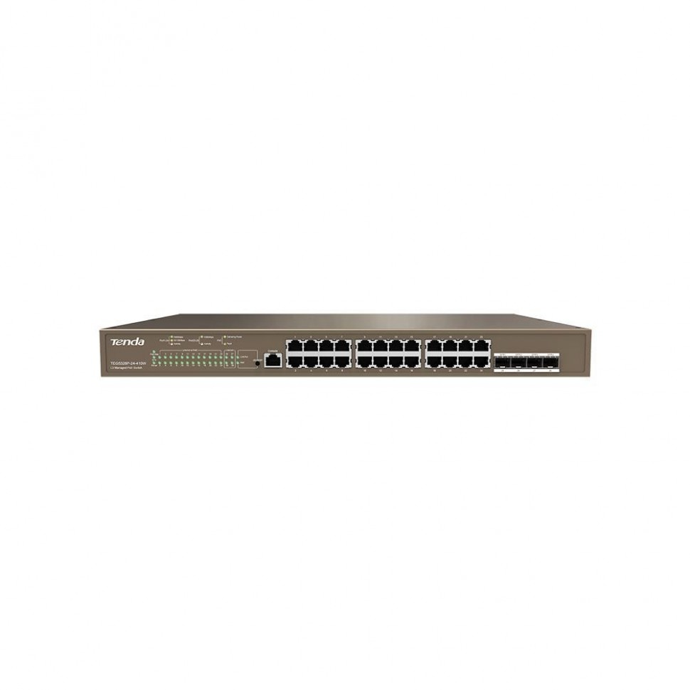 Коммутатор 24PORT 1000M POE 4SFP G5328P-24-410W IP-COM