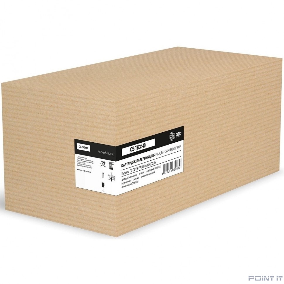 Картридж лазерный Cactus CS-TK3440 TK-3440 черный (40000стр.) для Kyocera ECOSYS PA6000x/MA6000ifx