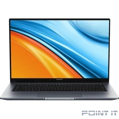 Ноутбук HONOR MagicBook 14" 1920x1080/5500/RAM 16Гб/SSD 512Гб/ENG|RUS/DOS Графитовый-серый 1.38 кг 5301AFWF