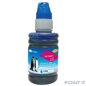 Чернила G&amp;G GG-T6642C голубой100мл для Epson L100, L110, L120, L130, L132, L210, L222