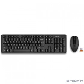 A-4Tech Клавиатура + мышь 3330N клав:черный мышь:черный USB беспроводная Multimedia [1599046]