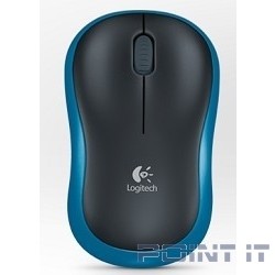 910-002239 Logitech Wireless Mouse M185 dark blue USB  
