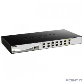 D-Link DXS-1210-12SC/B1A PROJ Настраиваемый L2+ коммутатор с 10 портами 10GBase-X SFP+ и 2 комбо?портами 10GBase-T/SFP+
