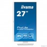 Монитор LCD IIYAMA 27" XUB2792QSU-W6 белый {IPS 2560x1440 100Hz 250cd DVI HDMI DisplayPort USB M/M HAS Pivot}