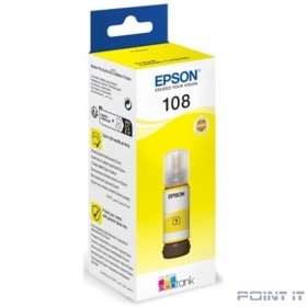 EPSON C13T09C44A  Картридж 108 EcoTank Ink для Epson L8050/L18050, Yellow 70ml