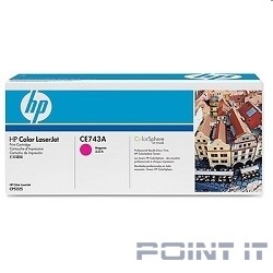 HP CE743A Картридж ,Magenta{Color LJ CP5225, Magenta, (7300стр.)}