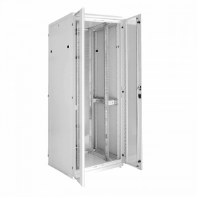  					ITK Шкаф серверный 19, 42U, 800х1000 мм, передняя двухстворчатая перф. дверь, задняя перф., серый (место 1)				 