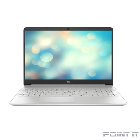 Ноутбук HP15s-eq2008nia [48M40EA] Natural Silver 15.6" {(1920x1080) Ryzen 3 5300U(2.6Ghz)/8192Mb/512PCISSDGb/Int:AMD Radeon/DOS}