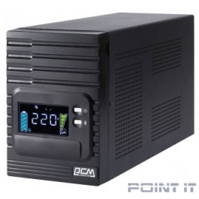 PowerCom Smart King Pro+ SPT-1000-II LCD ИБП {Line-Interactive, 1000 ВА / 800 Вт, Tower, 8xC13 с резервным питанием, USB, SNMPslot} (1152559)