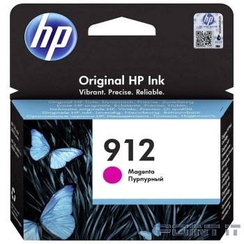 HP 3YL78AE Картридж № 912 струйный пурпурный (315 стр) {HP OfficeJet 801x/802x}